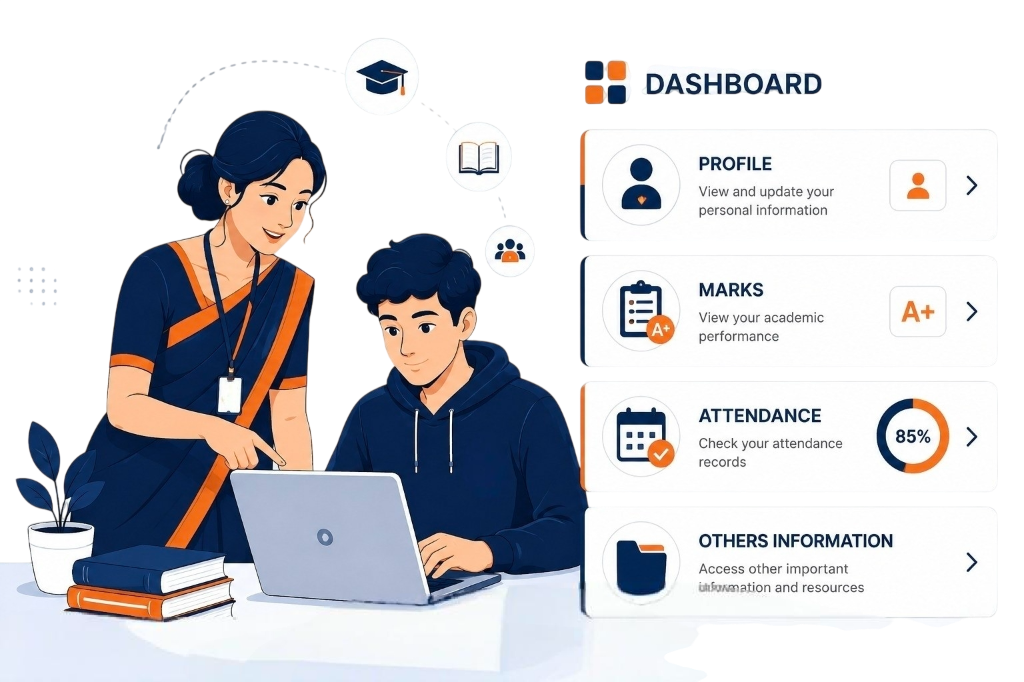 Student Dashboard illustration